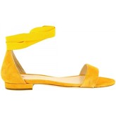 Leonardo Shoes  Sandalen USA-662 CAMOSCIO GIALLO