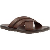 Leonardo Shoes  Pantoffeln M6160 VITELLO MARRONE