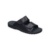 Comfortabel Herren Pantolette Komfort-Pantoletten schwarz Herren