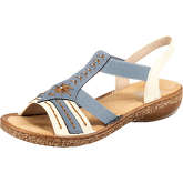 rieker Klassische Sandalen blau-kombi Damen