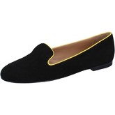 Bally Shoes  Damenschuhe mokassins schwarz wildleder gelb BY03