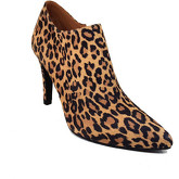 Gennia  Ankle Boots MALISO Veloursleder Leopard