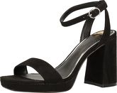 Buffalo High-Heel-Sandalette Lederimitat