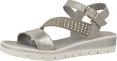 MARCO TOZZI Keilsandalette Leder/Textil