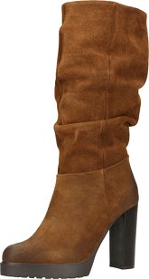 Steven New York High-Heel-Stiefel Veloursleder