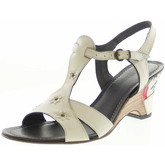 Lea Foscati  Sandalen Keilsandalette 71375V Beig