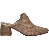 Zoe  Clogs Lory037 Holzschuh Frau Taupe