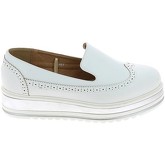 J j  Damenschuhe J J Mocassin Compense Blanc