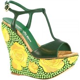 Leonardo Shoes  Sandalen G5ZZ11 STRASS VERDE