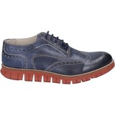 Ossiani  Herrenschuhe elegante blau leder BT857