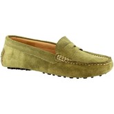 Leonardo Shoes  Damenschuhe 503 CAMOSCIO VERDE OLIVA