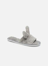 Sarenza Wear - Chaussons oreilles de lapin femme - Hausschuhe, grau