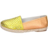 Eddy Daniele  Espadrilles espadrilles orange leder gelb con swarovski ax641