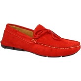 Leonardo Shoes  Herrenschuhe 502 CAMOSCIO ROSSO TASSELLI