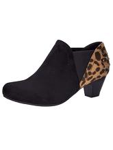 Liva Loop Ankle Boot in Leo-Print Optik