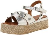 INUOVO Plateausandaletten Leder