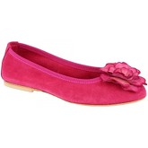 Leonardo Shoes  Ballerinas 6087 VELOUR FUXIA