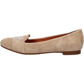 Carmens Padova  Damenschuhe mokassins beige wildleder AF37