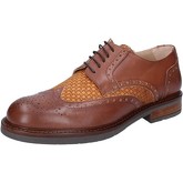 Fdf Shoes  Halbschuhe elegante braun leder textil BZ344