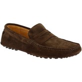 Leonardo Shoes  Herrenschuhe 674 CAMOSCIO MARRON PIOLI