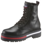 TOMMY JEANS Schnürboots FLAG OUTSOLE LACE UP BOOT