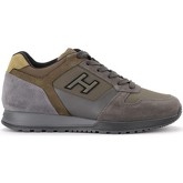 Hogan  Sneaker Sneaker H321 in Wildleder und Textilie und Grau