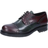 Salvo Barone  Halbschuhe elegante burgund glänzendem leder grün BZ186