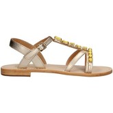 Keys  Sandalen 1704 Niedrige Sandalen Damen GOLD