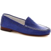 Leonardo Shoes  Ballerinas 318 STROPICCIATO COBALTO FONDO CUOIO
