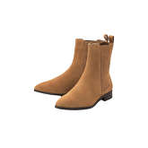 ANOTHER A Stiefeletten Velours-Chelsea-Boots Chelsea Boots braun Damen