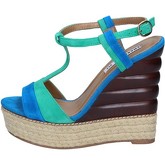 Emanuélle Vee  Sandalen sandalen blau wildleder grün BY142