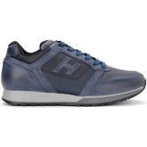 Hogan  Sneaker Sneaker H321 in Leder und Textilie Blau