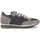 Philippe Model  Sneaker Sneakers Tropez in Graues Leder und Suède