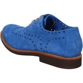 Di Mella  Herrenschuhe elegante blau wildleder AD234