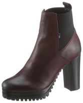 TOMMY JEANS High-Heel-Stiefelette ESSENTIAL CLEATED HEELED BOOT