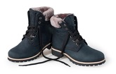 Panama Jack Winterboots, mit Lammfell-Kragen