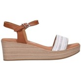 Oh My Sandals For Rin  Sandalen OH MY SANDALS 4686 BLANCO CON ROBLE Mujer Blanco