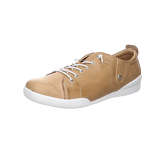 Andrea Conti Schnürhalbschuhe Schnürschuhe beige Damen