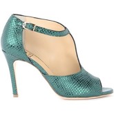 L'arianna  Pumps Sandalo con tacco  in pelle stampata verde