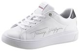 TOMMY HILFIGER Plateausneaker SIGNATURE TOMMY LEATHER CUPSOLE