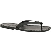 Gianluca - L'artigiano Del Cuoio  Pantoffeln 540 U NERO CUOIO