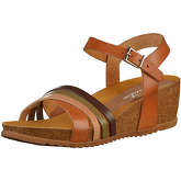 MUSTANG Sandalen Keilsandaletten braun Damen