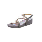 Lazamani Sandalen Klassische Sandalen beige Damen