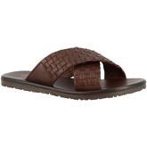 Leonardo Shoes  Pantoffeln M5728 MARRONE