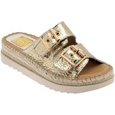 Gold gold  Pantoffeln Firenze wedge