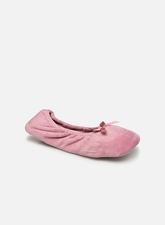 Sarenza Wear - Chaussons Ballerines Velours Femme - Hausschuhe, rosa