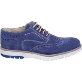 Ossiani  Herrenschuhe elegante blau wildleder BT855