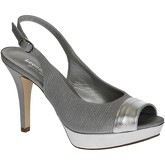 Leonardo Shoes  Sandalen 17122 PLISSE CENERE POSITANO ARGENTO T 269