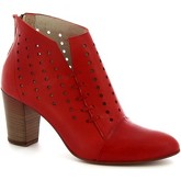 Leonardo Shoes  Ankle Boots Z012 AMERICA ROSSO