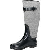 Sansibar Stiefel Gummistiefel schwarz/grau Damen